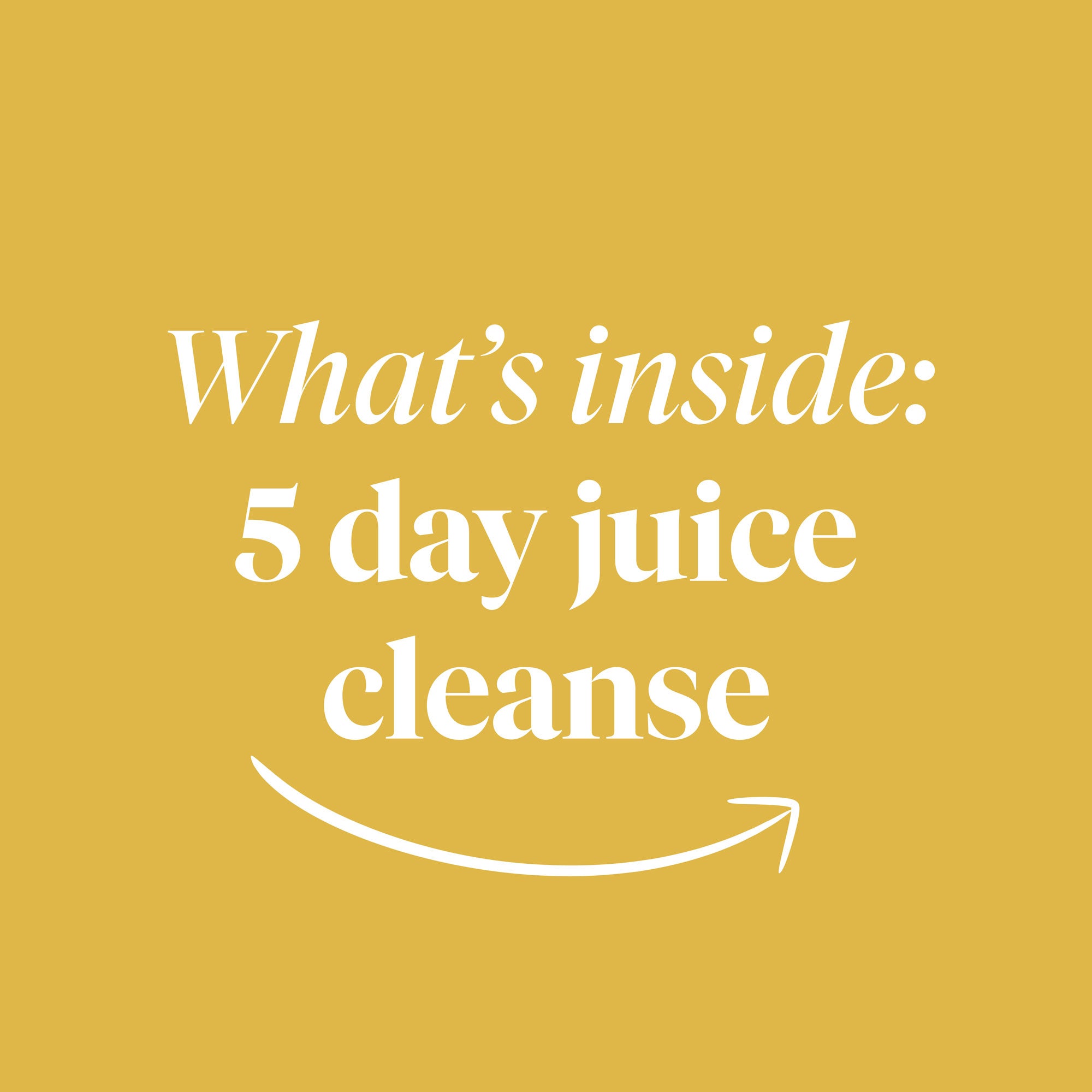 5 Day Juice Cleanse